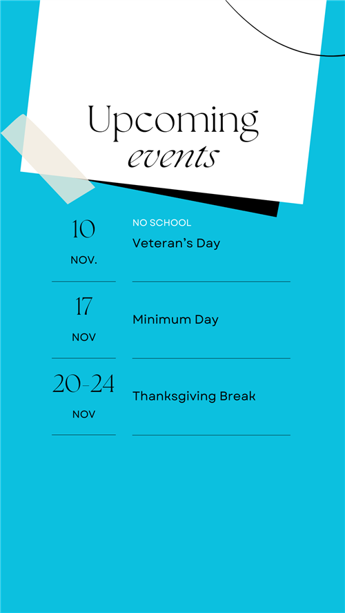 Upcoming Events